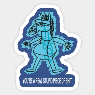 Bojack Piece of Shit 2 Sticker